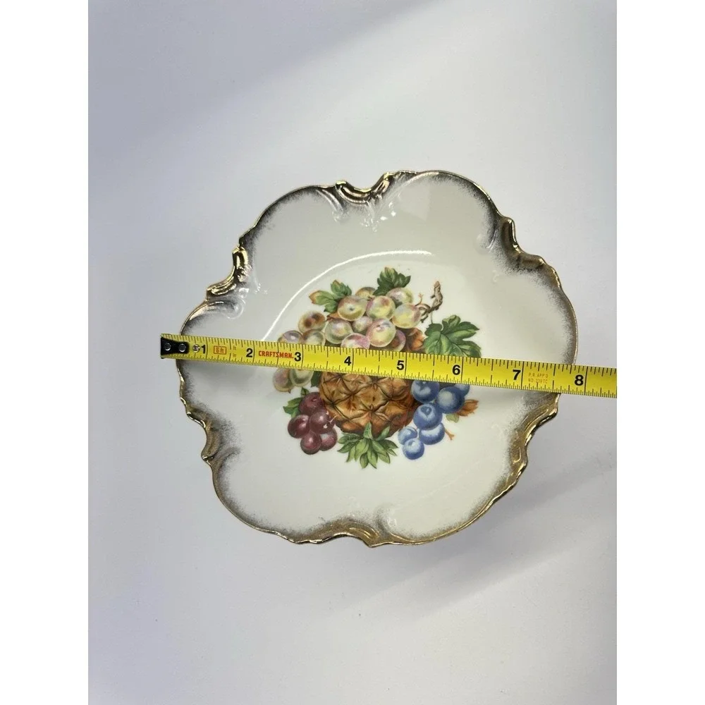 Vintage Nippon Yoko Boeki Japan Fruit Pedestal Dish 8
